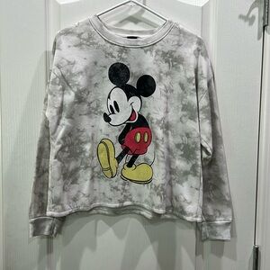 Mickey Mouse Cropped Sweat Shirt